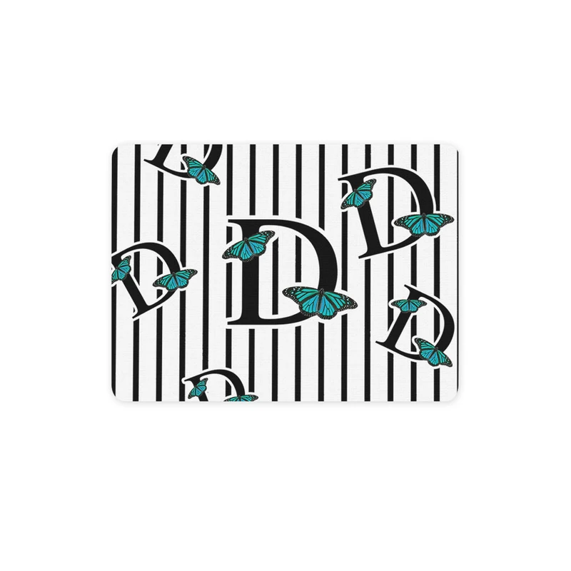 ماوس پد ترمه طراحان ایده مدل حرف D پروانه ای کد cfp3006