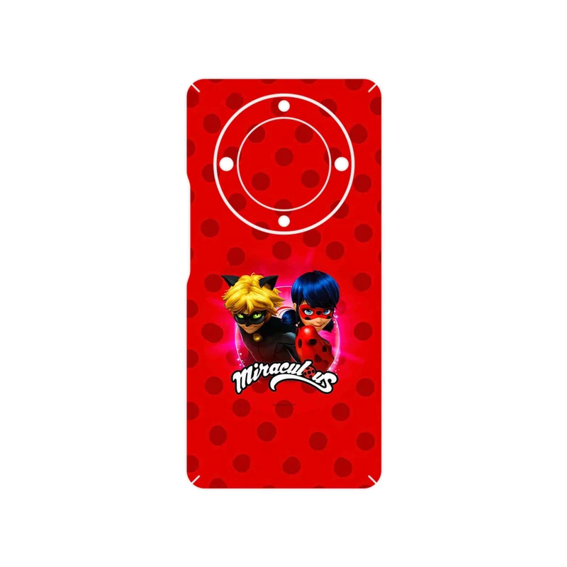 برچسب پوششی ماهوت مدل Ladybug and Cat Noir مناسب برای گوشی موبایل آنر X9a