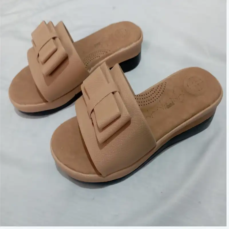 دمپایی زنانه مدل A-49 کد 07 رنگ کرم