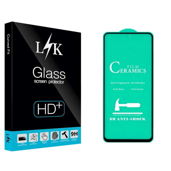 محافظ صفحه نمایش سرامیکی ال کی مدل Hard glass مناسب برای گوشی موبایل شیائومی Redmi Note 9 Pro / Note 9S