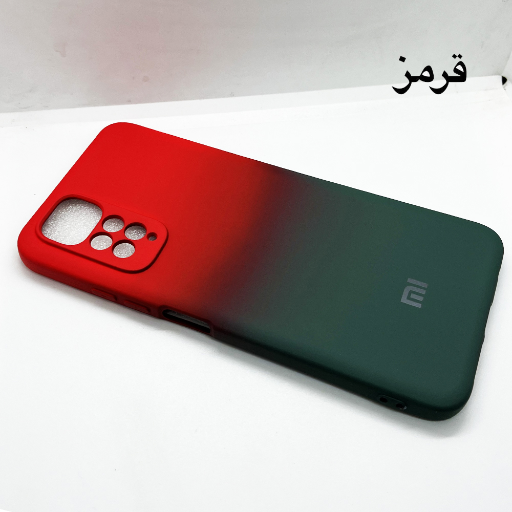 کاور قاب ناب مدل سیلیکونی دو رنگ مناسب برای گوشی موبایل شیائومی Redmi Note 12s / Redmi Note 11s / Note 11 4G