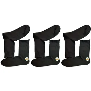 جوراب مردانه آبنوس مدل دیابتیک کد 865 بسته سه عددی