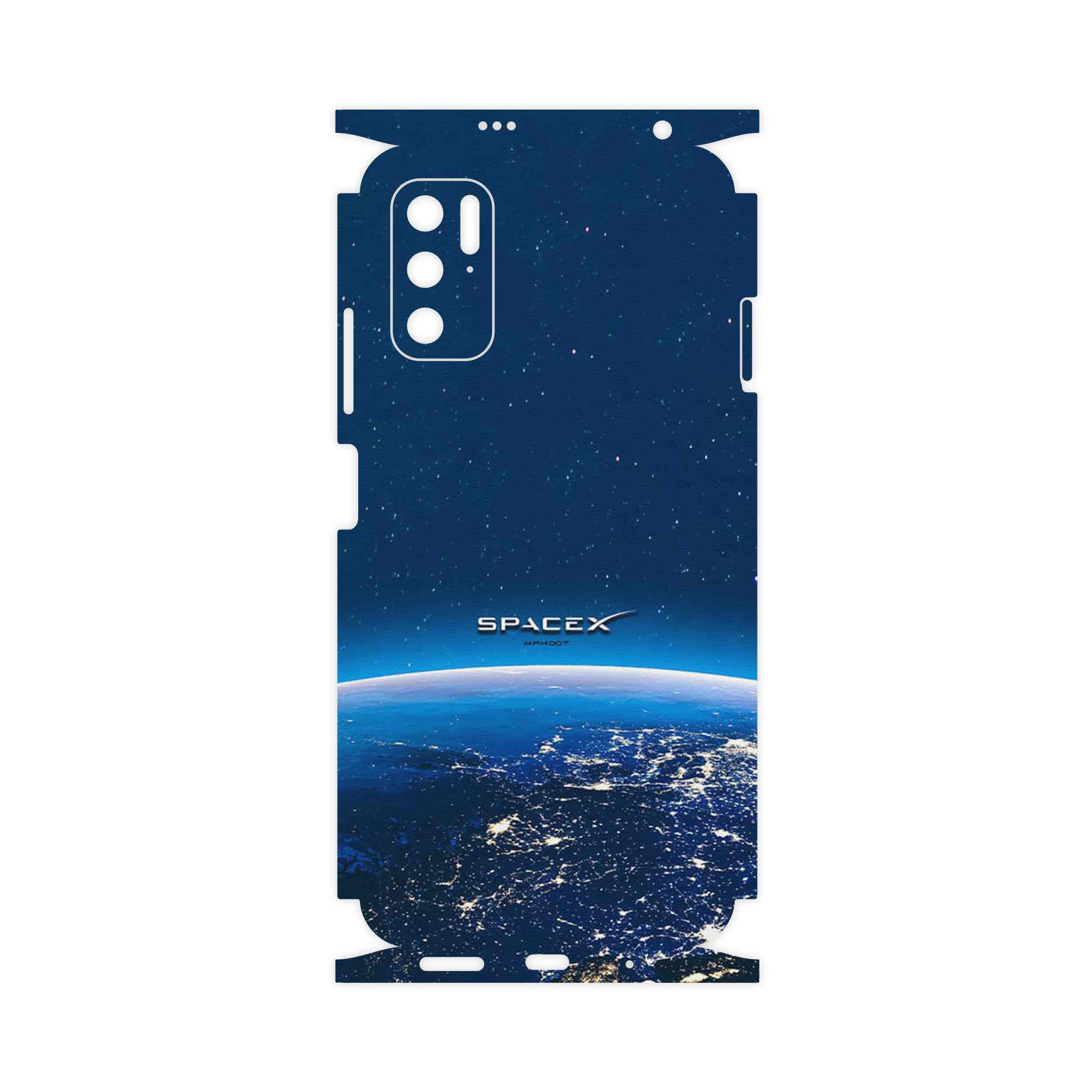 برچسب پوششی ماهوت مدل Space X-FullSkin مناسب برای گوشی موبایل شیائومی Redmi Note 11SE