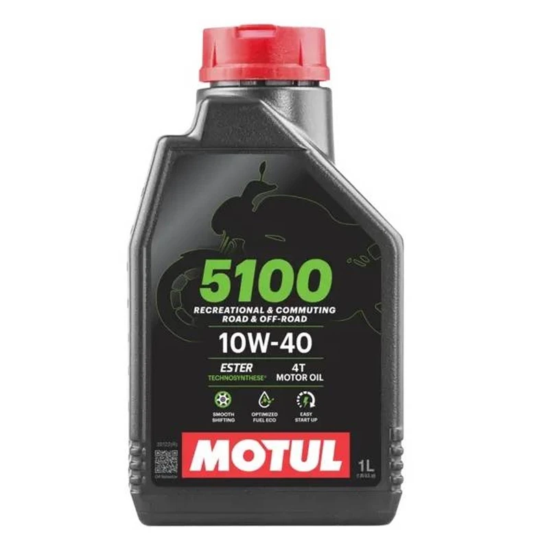 روغن موتور سیکلت نیمه سنتتیک موتول مدل SP 10W-40 حجم 1 لیتر