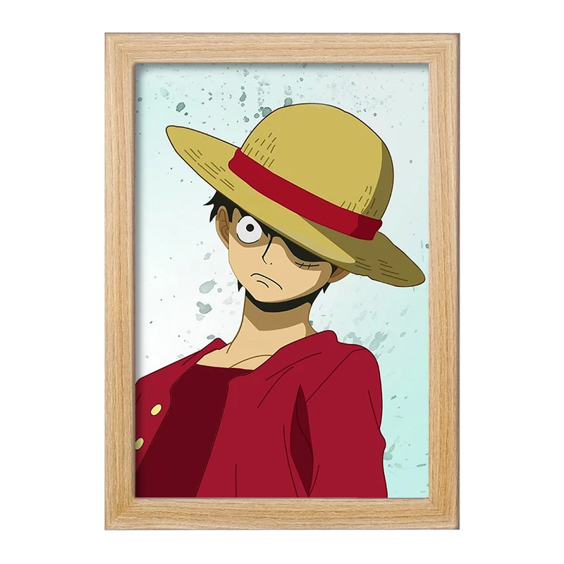 تابلو خندالو مدل لوفی دی مانگی انیمه وان پیس One Piece  کد 11433