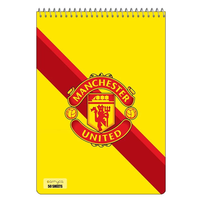 دفتر نقاشی 50 برگ سیمی کارنیکا طرح منچستر یونایتد Manchester United کد 91313