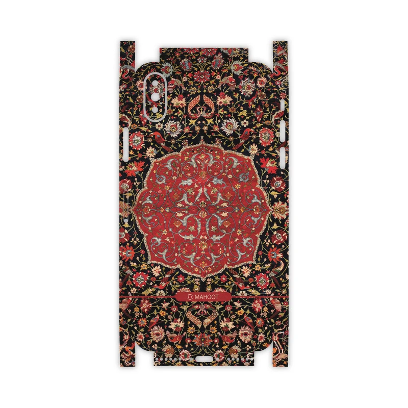 برچسب پوششی ماهوت مدل Persian-Carpet-Red-FullSkin مناسب برای گوشی موبایل اپل iPhone X