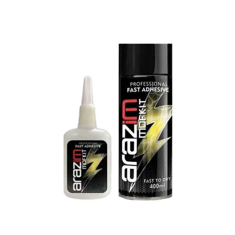 چسب 123 آرازیم مدل mdf kit حجم 400 میلی لیتر بسته 2 عددی