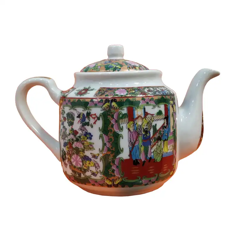 قوری طرح گل و مرغ