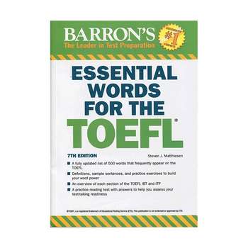 کتاب  Essential Words for TOEFL 7th Edition اثر Steven J. Matthiesen انتشارات Barrons