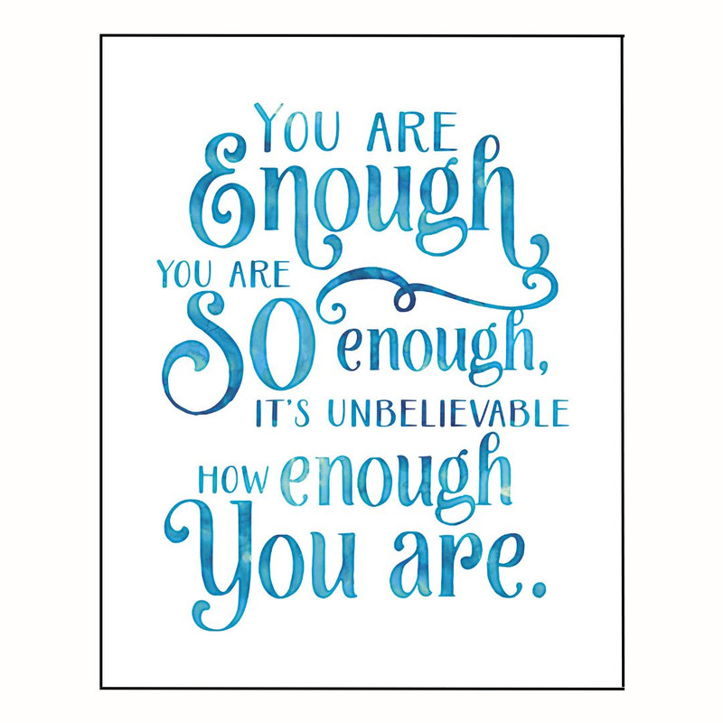 پوستر مدل  تو کافی هستی  