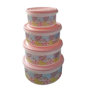 ظرف نگهدارنده مدل Love مجموعه 4 عددی