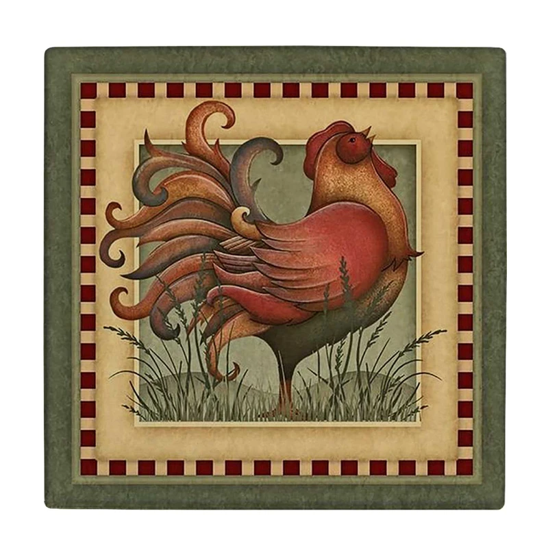 زیر لیوانی  طرح خروس کد    6147857_5440