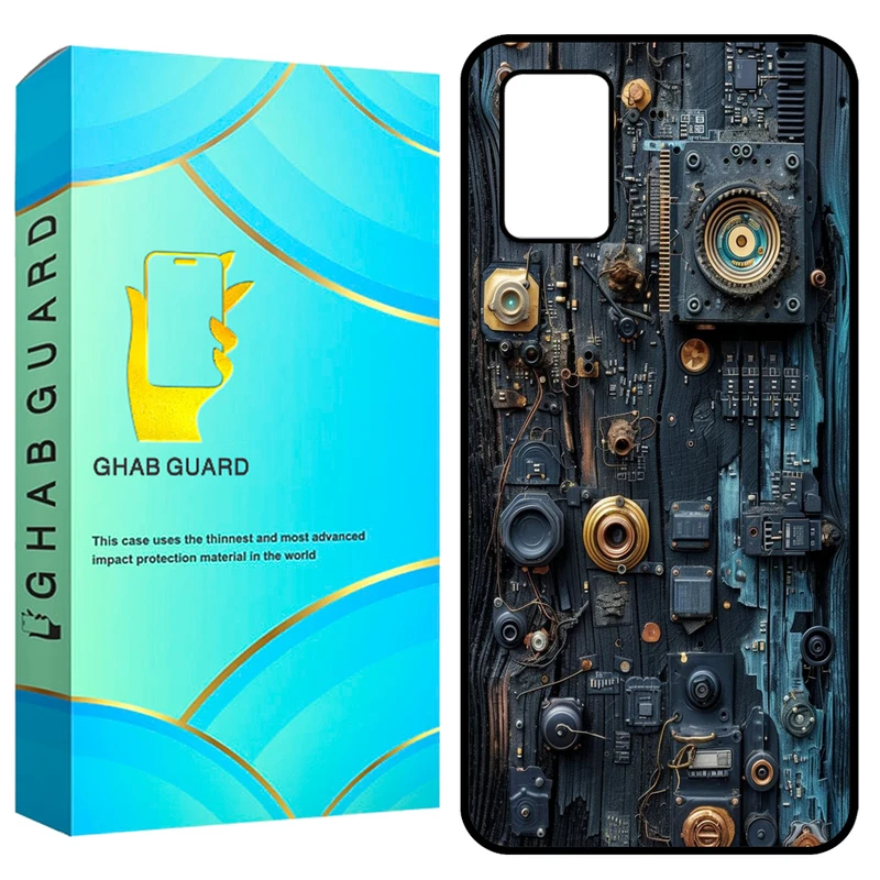 کاور قاب گارد طرح تکنولوژی مدل GCHPA03S مناسب برای گوشی موبایل سامسونگ Galaxy A02s / M02s / A03s 