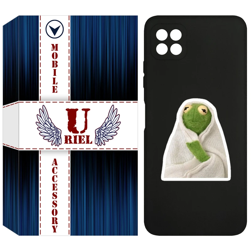 کاور یوریل مدل KSH کد 82 طرح قورباغه مناسب برای گوشی موبایل سامسونگ Galaxy A22 5G