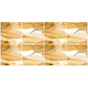 تایل سقفی  آسمان مجازی طرح برگ های پائیزی کد ST 4037-8 سایز 60x60 سانتی متر مجموعه 8عددی