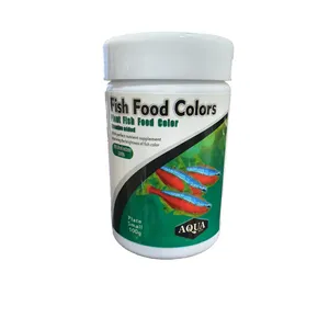 Aqua fish food colors