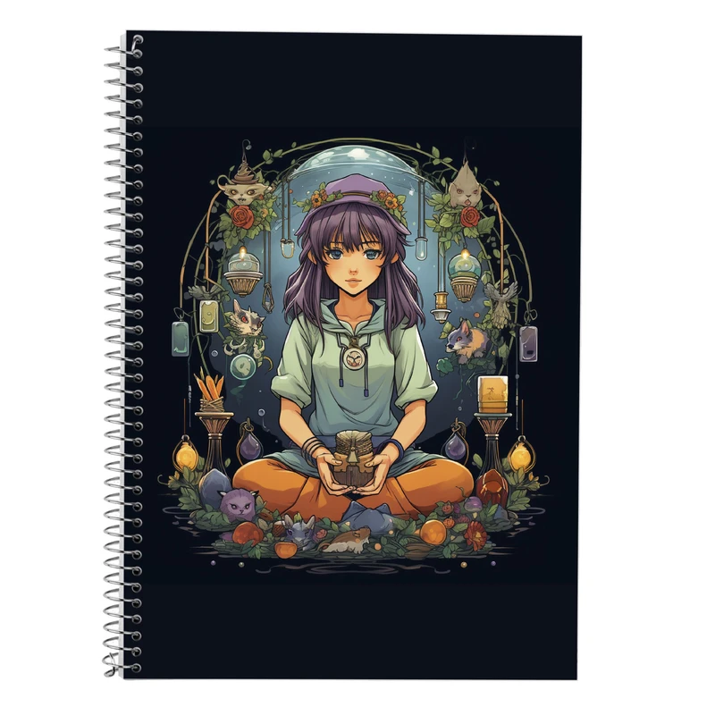 دفتر لغت 50 برگ مدوپد طرح Ghibli کد DF2435