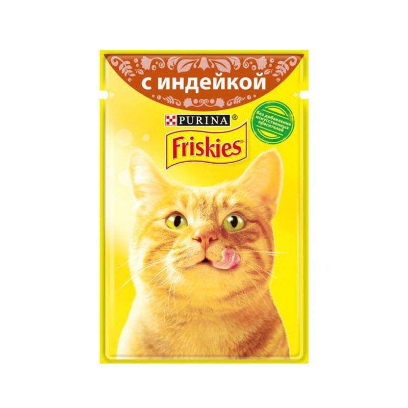 پوچ گربه فریسکیز مدل بوقلمون وزن 890 گرم