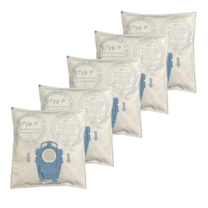 پاکت جاروبرقی مدل تایپ پی مناسب جاروبرقی پارس خزر VC-2200 وات بسته 5 عددی