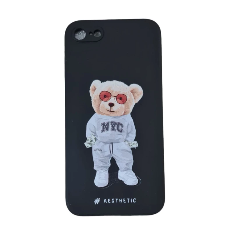 کاور مدل IMD طرح خرس کد 775 مناسب برای گوشی موبایل اپل iPhone 7 / 8