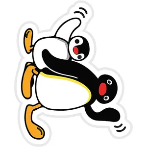 استیکر لپ تاپ طرح Pingu Sticker کد ST1436