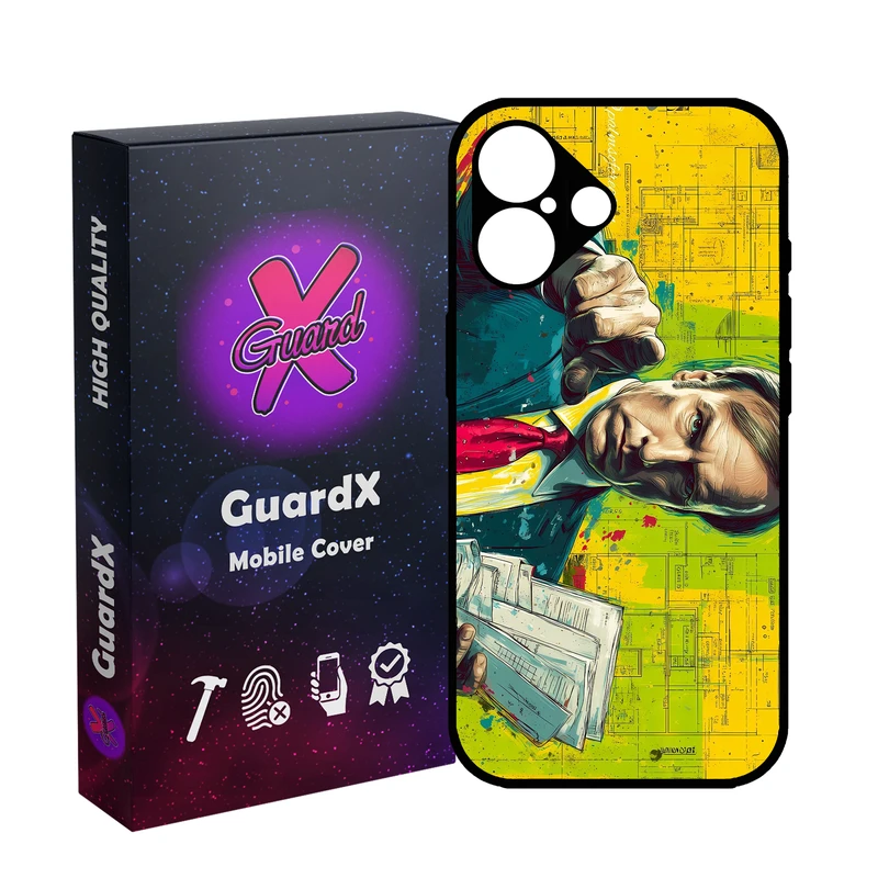 کاور گارد ایکس طرح Saul Goodman مدل 11074 مناسب برای گوشی موبایل اپل iPhone 16