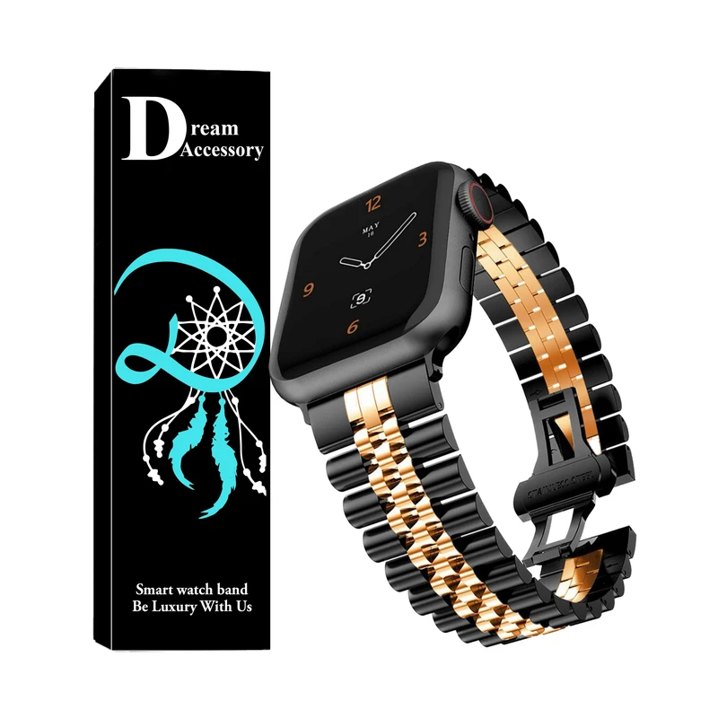 بند دریم مدل Black Deux 5B مناسب برای اپل واچ سری 6 سایز 40 میلیمتری