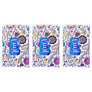 دستمال کاغذی جیبی 10 برگ نایس مدل Painting flowers مجموعه 3 عددی
