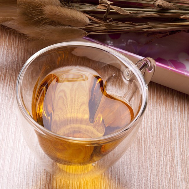 فنجان مدل دو جداره قلبی