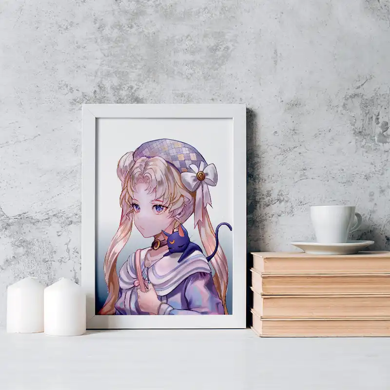 تابلو خندالو مدل اوساگی تسوکینو انیمه سیلور مون Sailor Moon کد 17417