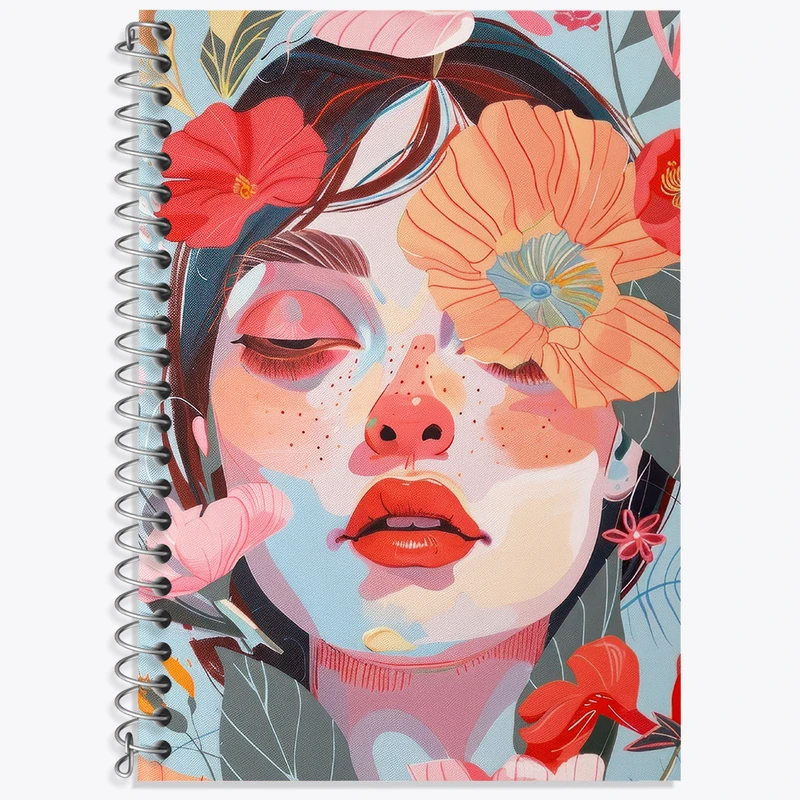 دفتر لغت 50 برگ خندالو طرح دخترانه کد N2394