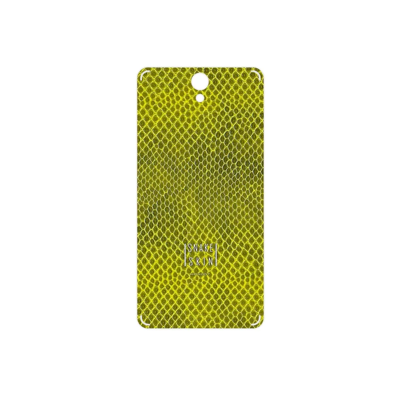 برچسب پوششی ماهوت مدل Yellow Snake Skin مناسب برای گوشی موبایل لنوو Vibe S1