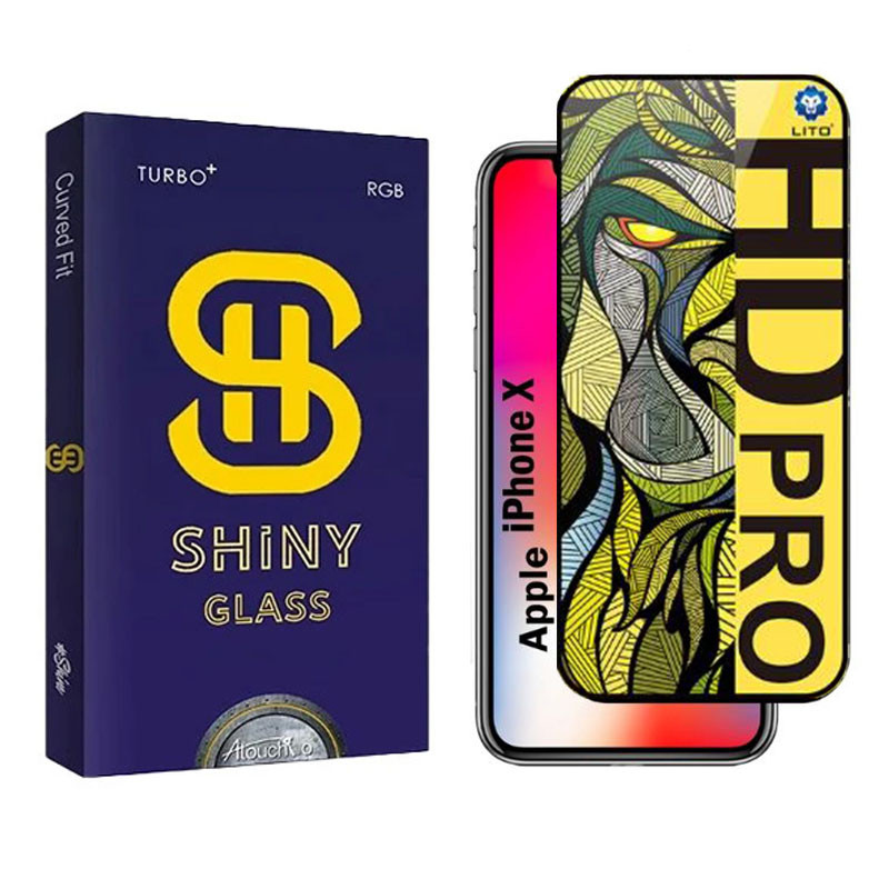 محافظ صفحه نمایش شیشه ای آتوچبو مدل LIHD-AT مناسب برای گوشی موبایل اپل Iphone X
