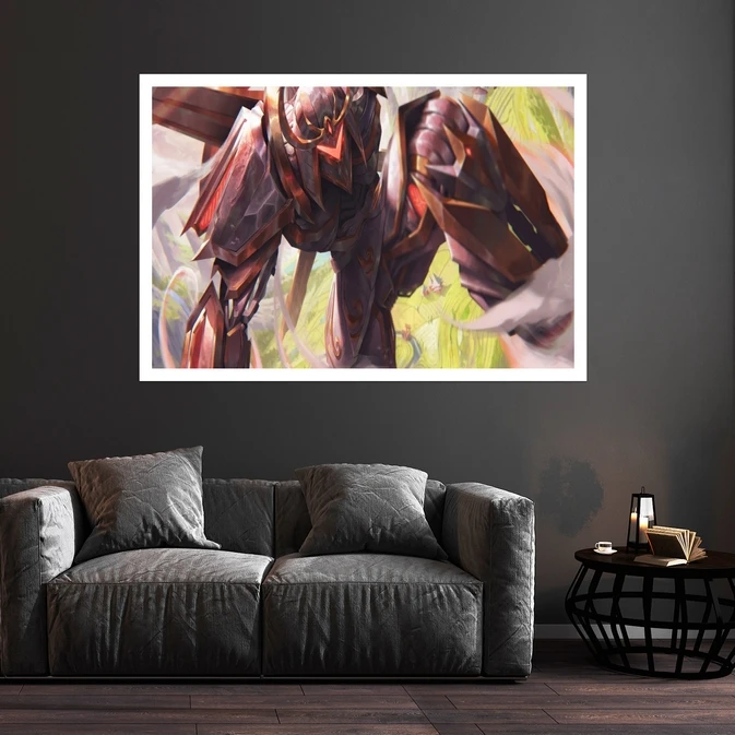 تابلو بکلیت طرح بازی زد Zed مدل قاب شاسی W-s9635