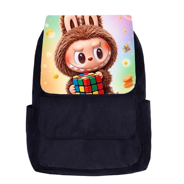 کوله پشتی مدرسه مدل عروسک لبوبو کد K066