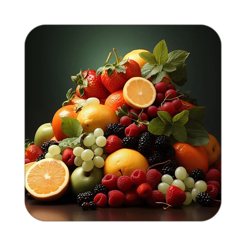 زیر لیوانی کاکتی طرح میوه مدل mp22616