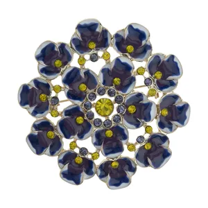 سنجاق سینه زنانه طرح گل کد 01