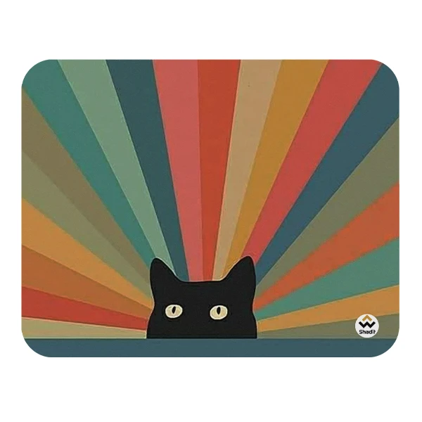 ماوس پد شادیت مدل گربه کد23 سایز24*19 سانتی متر