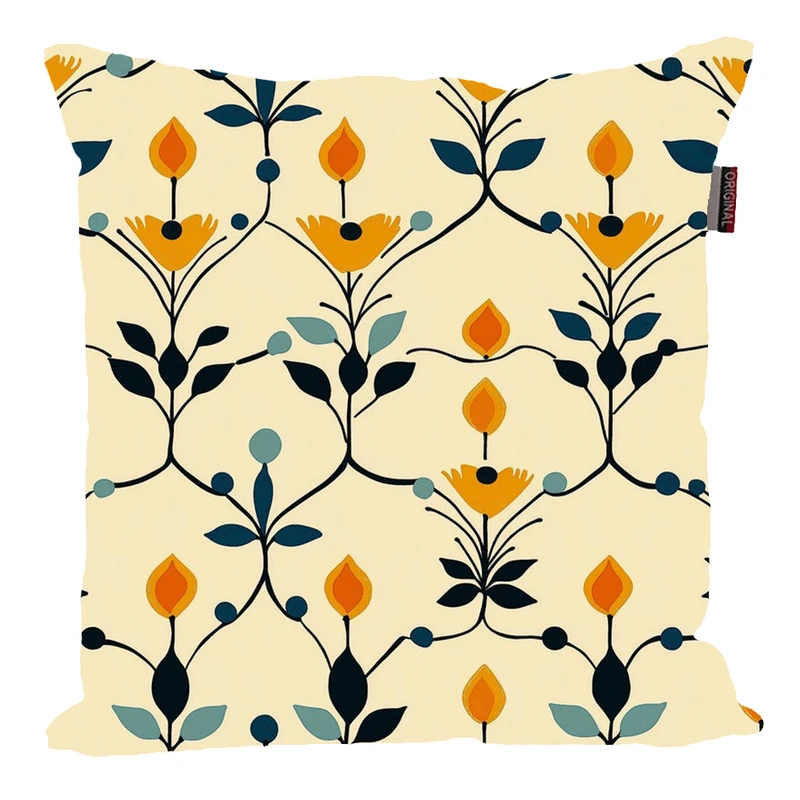 کوسن پاد آفرین مدل سنتی طرح کاشی کد PK40488