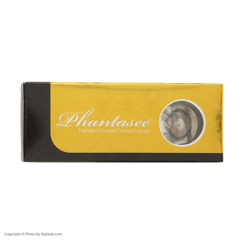 لنز چشم فنتسی مدل ملو رنگ طوسی عسلی روشن