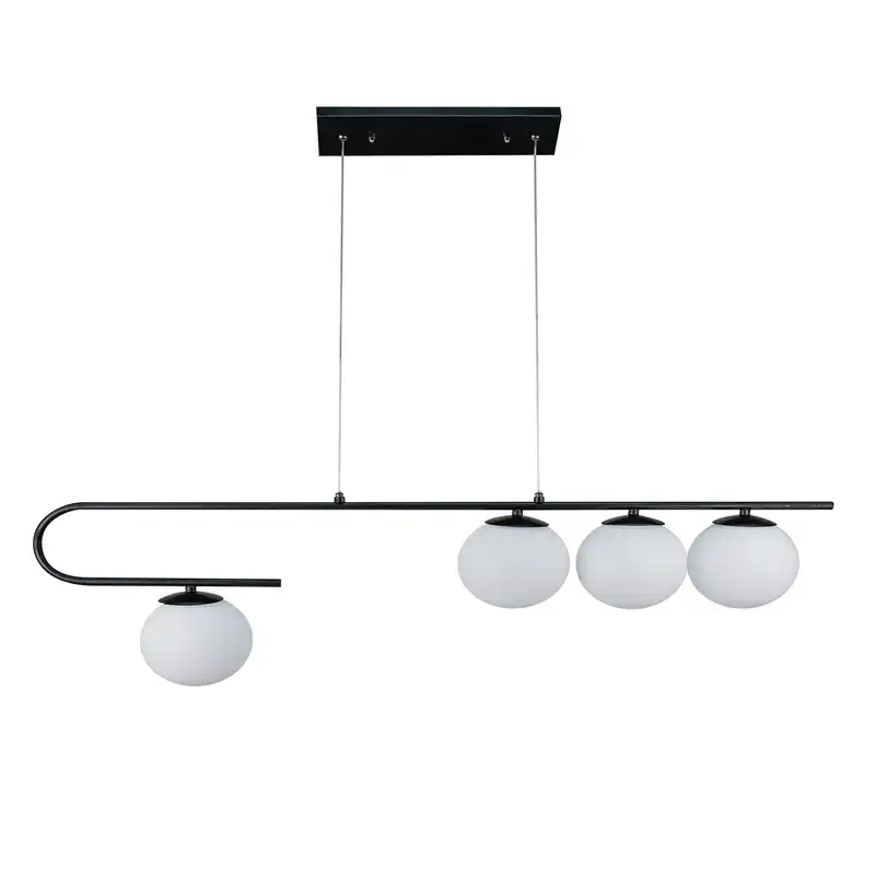 لوستر چهار شعله چشمه نور کد A1222/4-WT