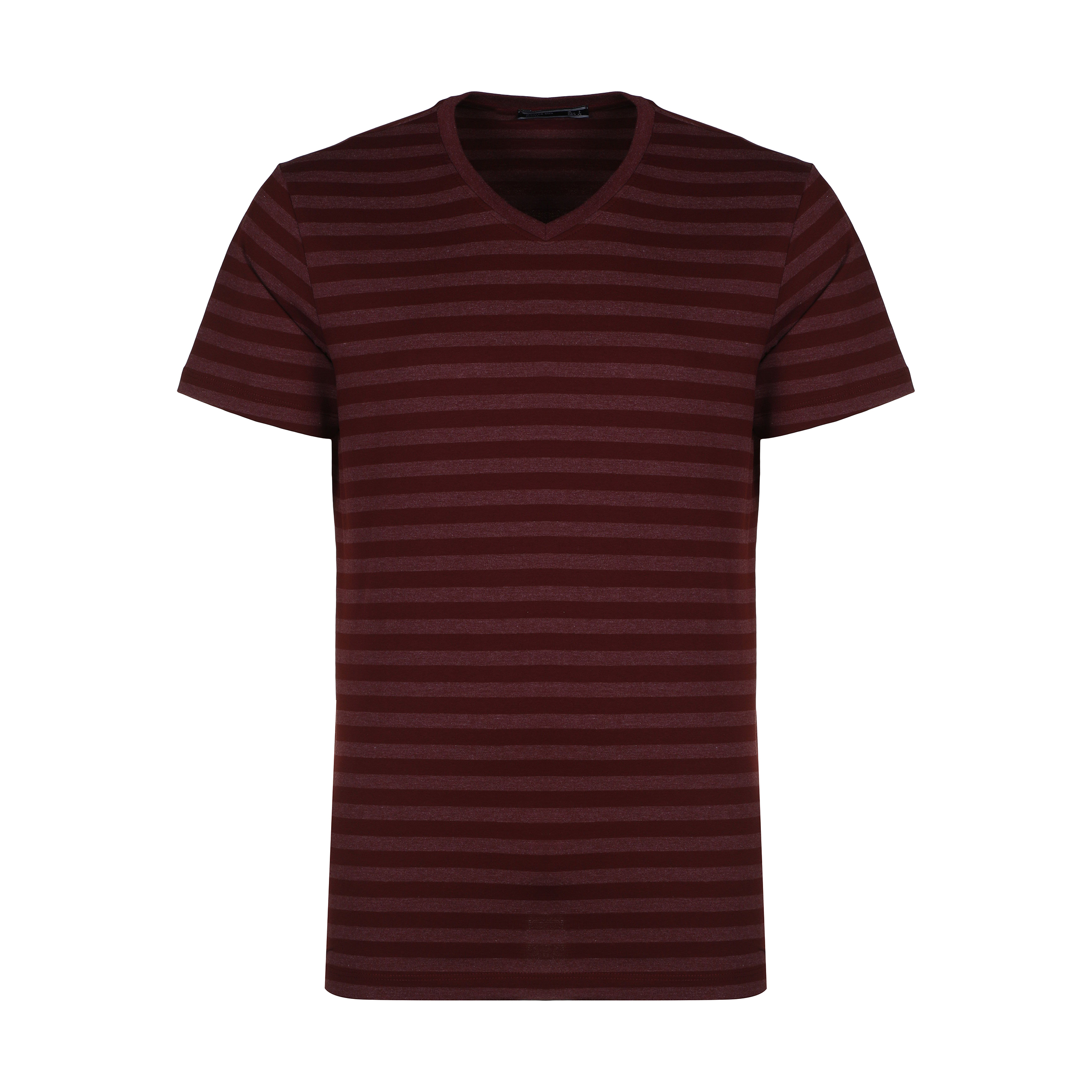 تی شرت آستین کوتاه مردانه زانتوس مدل 141841 رنگ زرشکی