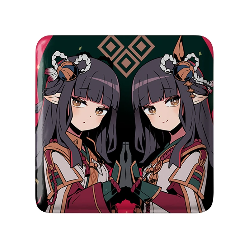 مگنت خندالو طرح بازی شکارچی هیولا (Monster Hunter) مدل مربعی کد 33208