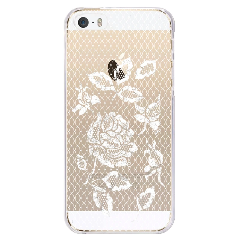 کاور مگافون طرح گل مدل C43-W مناسب برای گوشی موبایل اپل Iphone 5 / 5S / SE