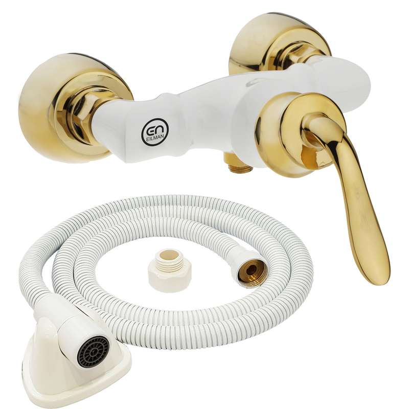 شیر سرویس بهداشتی ایلمان مدل هلنW-G678 به همراه شلنگ توالت