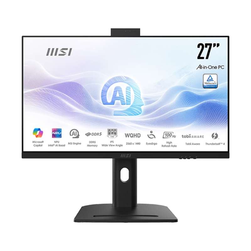 کامپیوتر همه کاره 27 اینچ ام اس آی مدل Modern AM273QP AI 1UM-Ultra 7 155H-16GB DDR5-1TB SSD-IPS کامپیوتر همه کاره 27 اینچ ام اس آی مدل Modern AM273QP AI 1UM-Ultra 7 155H-16GB DDR5-1TB SSD-IPS