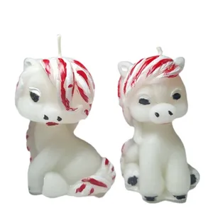 شمع دست ساز مدل اسب پونی کد P002 بسته 2 عددی