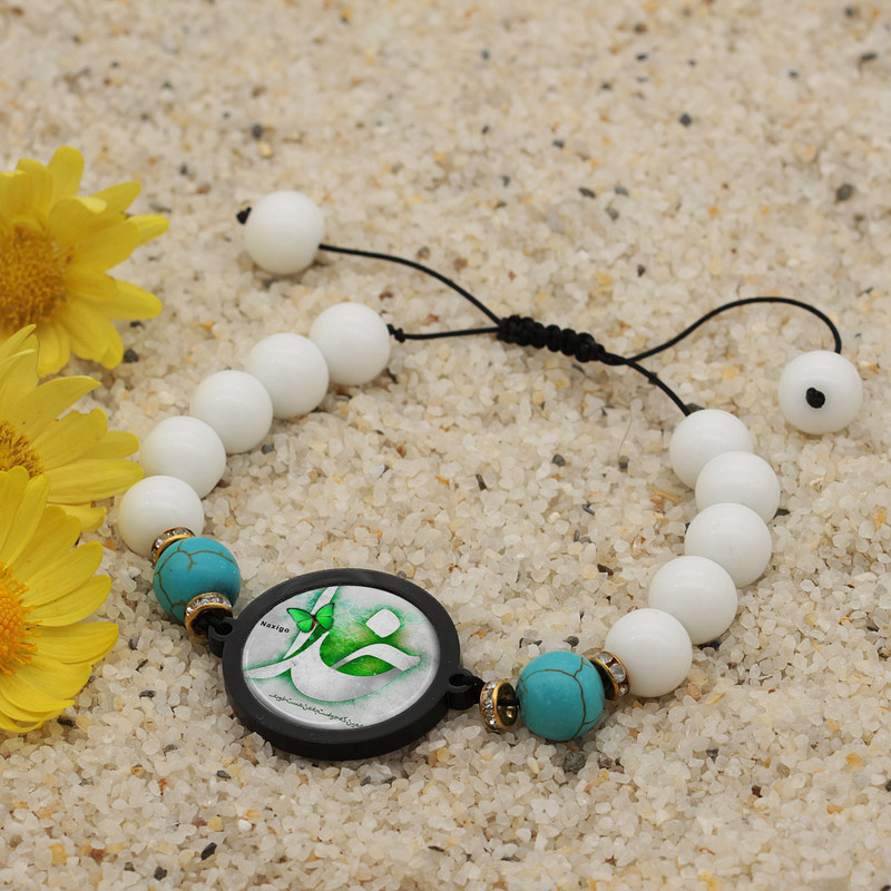 دستبند زنانه ناکسیگو طرح خدا کد BR4297 دستبند زنانه ناکسیگو طرح خدا کد BR4297