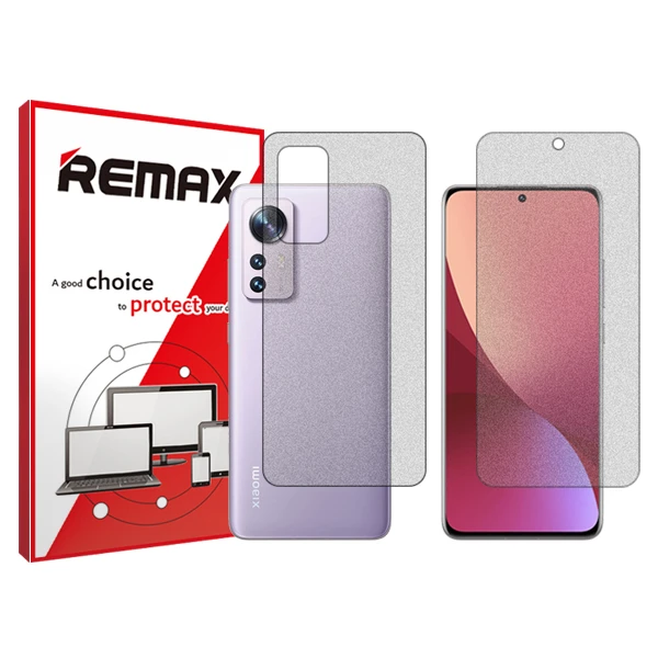 محافظ صفحه نمایش مات ریمکس مدل Resistant مناسب برای گوشی موبایل شیائومی 12X به همراه محافظ پشت گوشی
